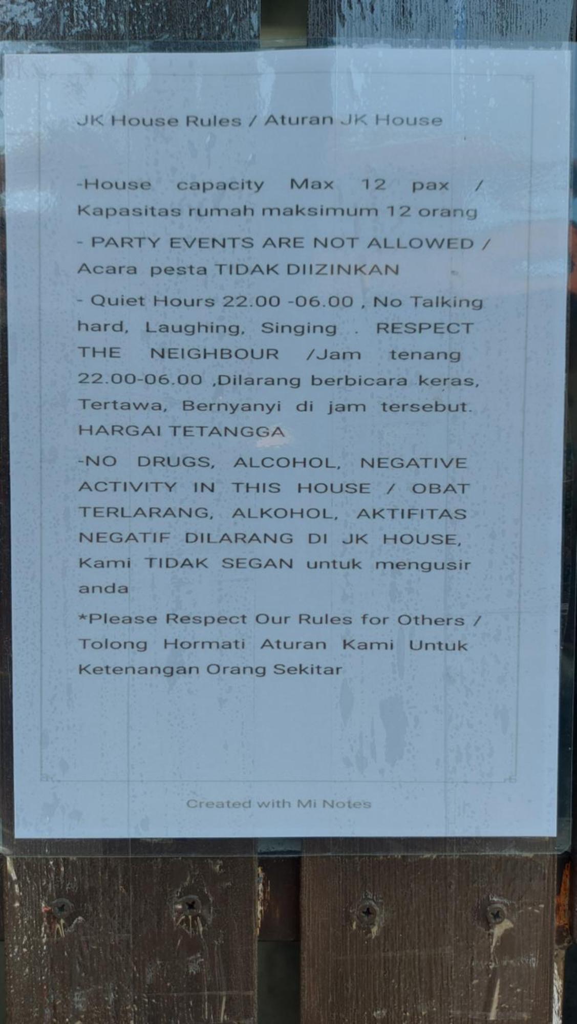 JK House Bandung Villa Ruang foto